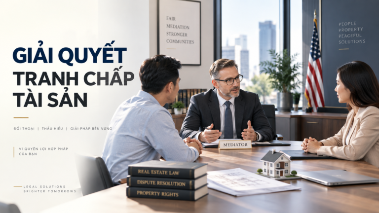 giải quyết tranh chấp tài sản